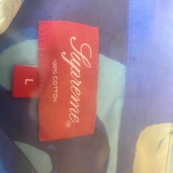 Supreme Painted Logo Royal Shirt Large - Picture 3 of 4